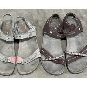 2 pairs of Merrell womens sandals size 11 Terran cross II 2